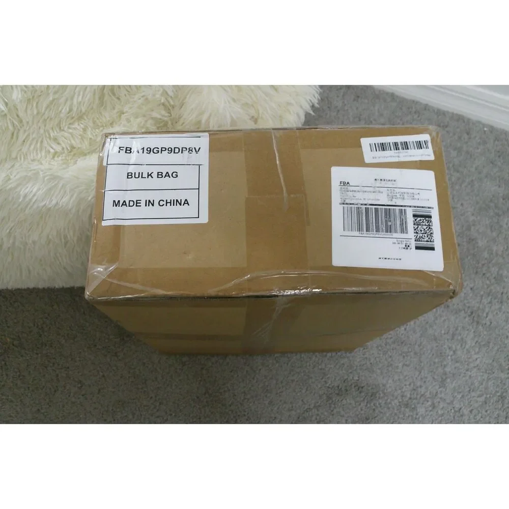 3 Pack FIBC Bulk Bags 2200 lb SWL Duffle Top Spout Bottom 35x35x43